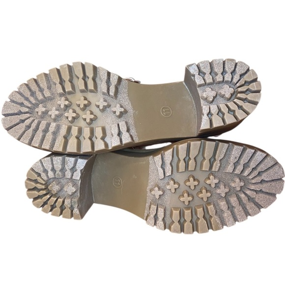 UNIVERSAL THREAD “Aubrie” Lug Hiking Utility Boots Brown Cognac Size 11M NWOT - Picture 12 of 14